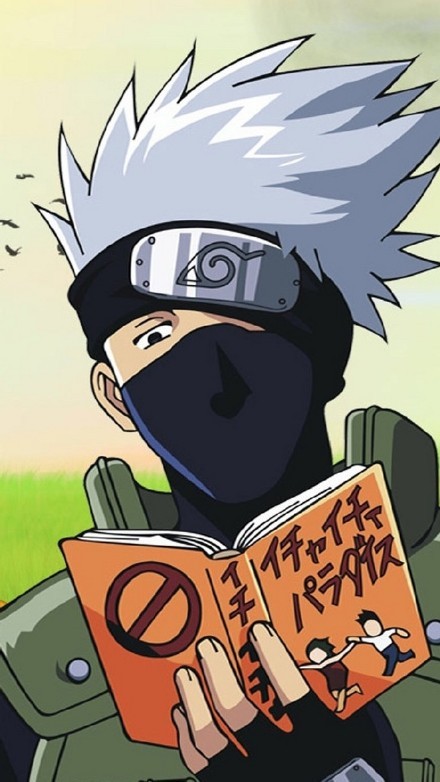 卡卡西萨玛的经典背影，壁纸走起[嘻嘻][钱]