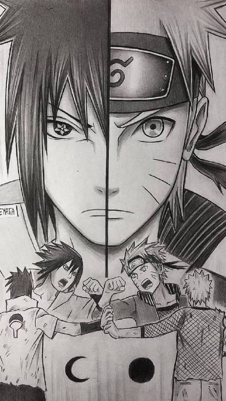 波兰画师的火影系列又更新了，快来献上膝盖吧[嘻嘻][哈哈]