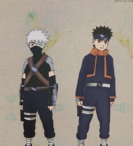 过去现在，带土的肉身略感恐怖呀[可怜]