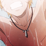 还记得鸣人在瀑布底下修炼吗？这个身材也是没谁了[钱][钱][害羞]