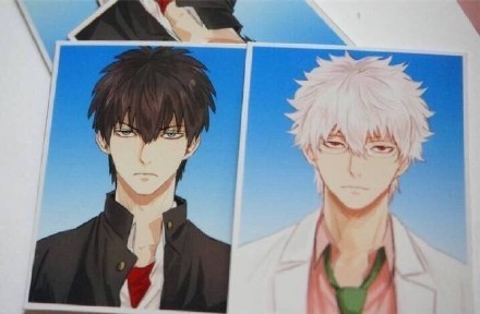 银魂土方大头照，这对CP太配了[嘻嘻][花心][害羞]