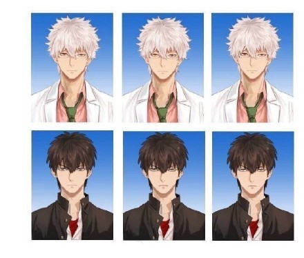 银魂土方大头照，这对CP太配了[嘻嘻][花心][害羞]