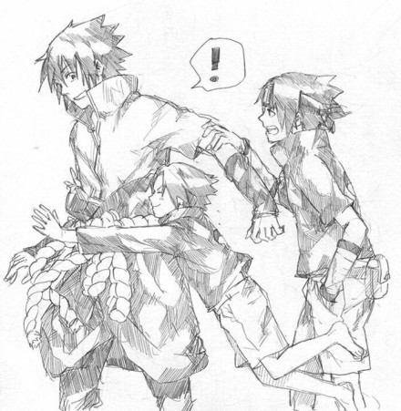 经典火影人物手绘，大家都变了[花心][嘻嘻]