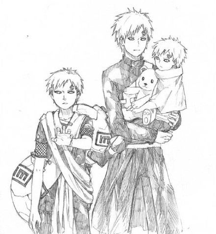 经典火影人物手绘，大家都变了[花心][嘻嘻]