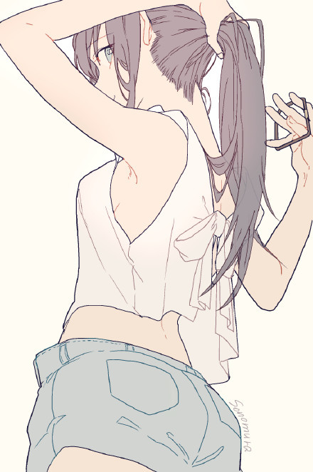 不灵不灵的阳光#美少女#，让人心情瞬间舒展[悲伤]