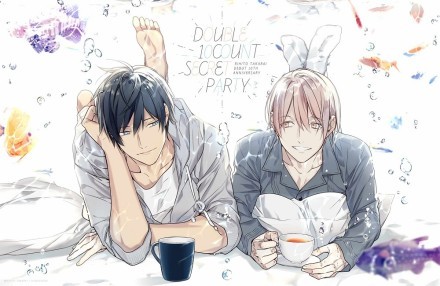 宝井理人【10 COUNT】大型联动：黑濑陆＆城谷忠臣的水族馆约会 一组情侣CP壁纸~[害羞][嘻嘻]