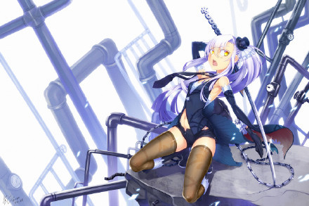 #营养快线系列#比例略显失调，制服诱惑[花心]