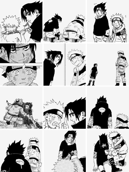 #鸣佐#回忆杀，一路走来的好基友[嘻嘻]