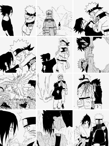 #鸣佐#回忆杀，一路走来的好基友[嘻嘻]