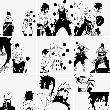 #鸣佐#回忆杀，一路走来的好基友[嘻嘻]