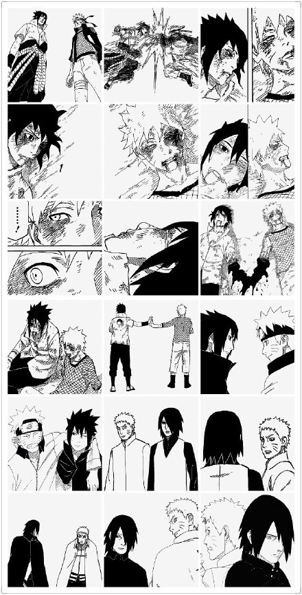 #鸣佐#回忆杀，一路走来的好基友[嘻嘻]