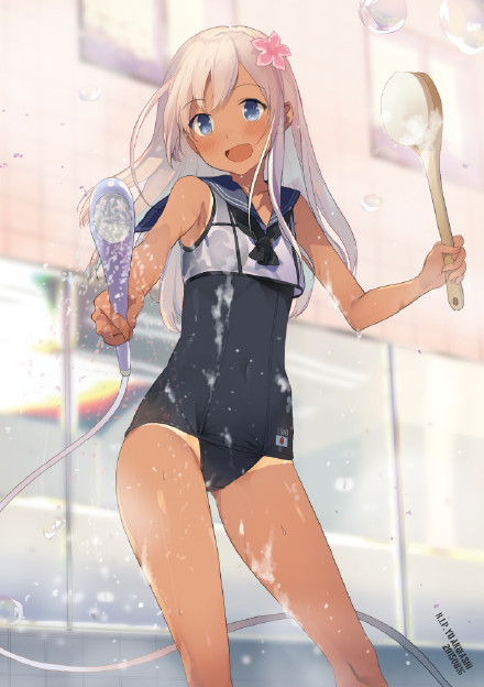 泳装#美少女#，夏日来临[挖鼻屎]