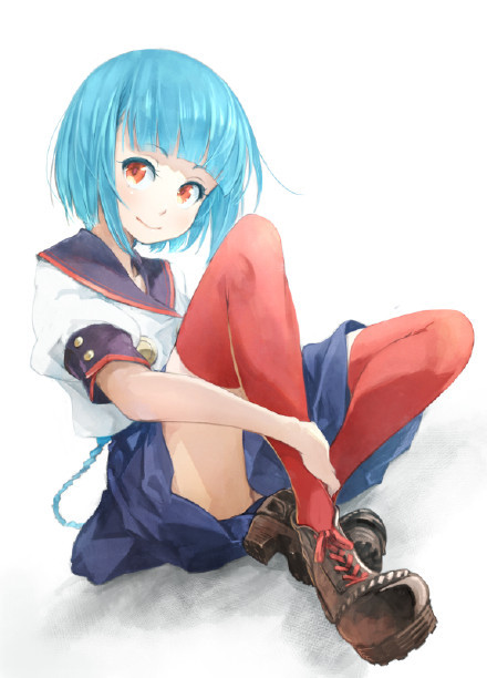 阳光#美少女#，画风细腻，清新可人[花心]