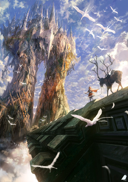 想象力爆棚，一图一世界，每张图都把人带到一个瑰奇的世界，感谢11区的老师傅[嘻嘻]