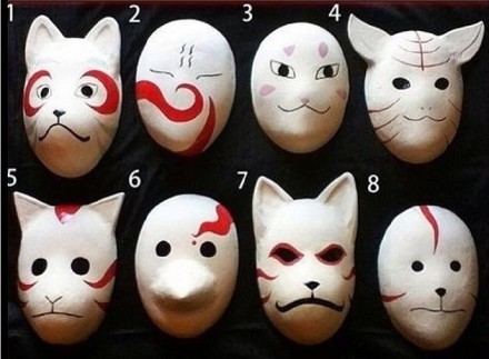 木叶暗部的面具，哪款是你的菜[思考][嘻嘻]