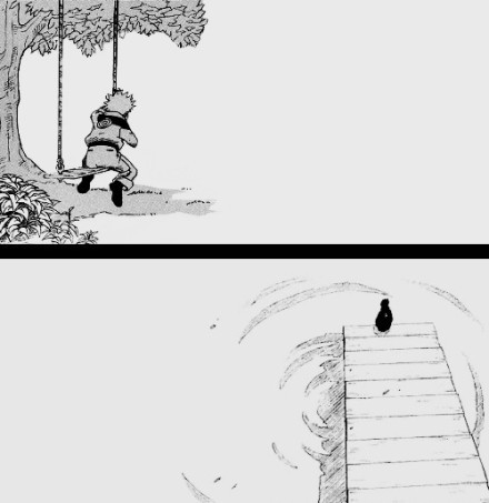 #鸣佐#你坐在桥上看风景，看风景的人在远方看你[嘻嘻]