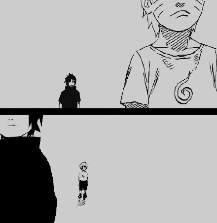 #鸣佐#你坐在桥上看风景，看风景的人在远方看你[嘻嘻]