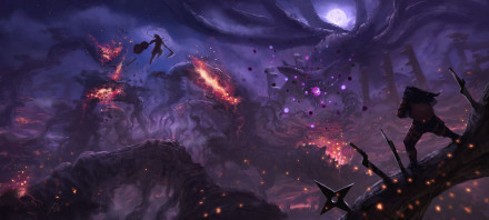 这个画风我想就连岸本也会献上膝盖吧Orz[嘻嘻]
真大神呀，绝对是一部好莱坞级别的大片儿呀