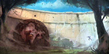 这个画风我想就连岸本也会献上膝盖吧Orz[嘻嘻]
真大神呀，绝对是一部好莱坞级别的大片儿呀