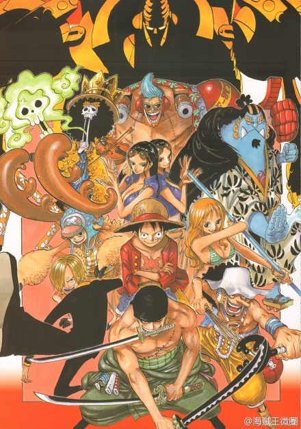 草帽团最新全员图，这回事最终的嘛[思考]