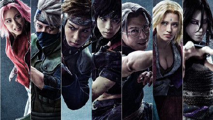 日本火影舞台剧的定妆照，果然专业的cos就是不一样[挖鼻屎][哈哈]