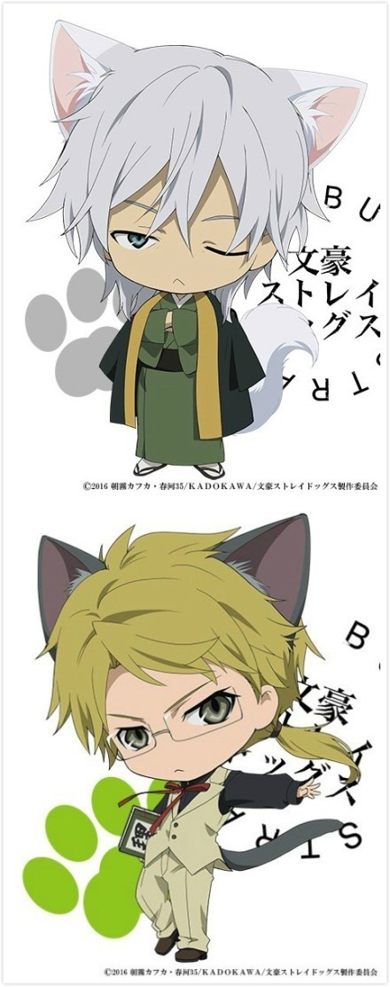 【文豪野犬】2月22日猫猫日 插图合集【官方】[花心]