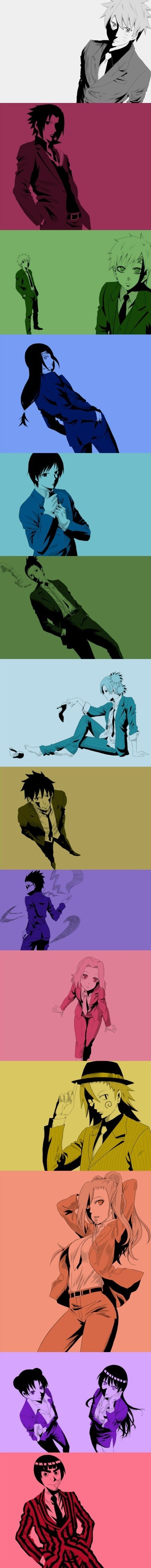 木叶新一代西装秀[嘻嘻]