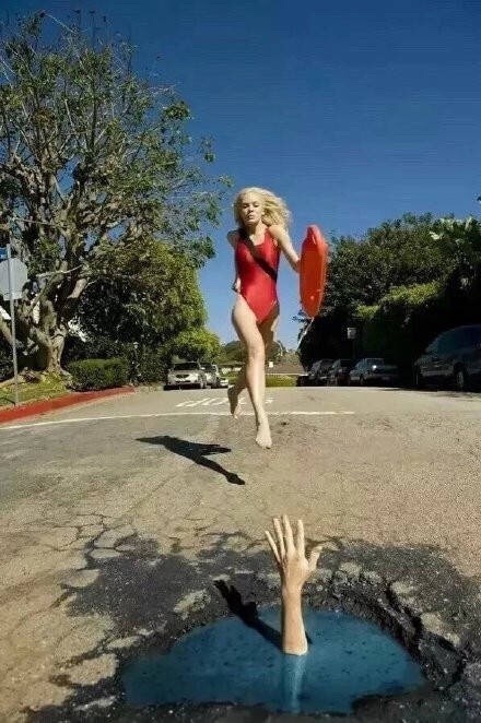 #大神#这样的3D路面你敢走嘛[吃惊]