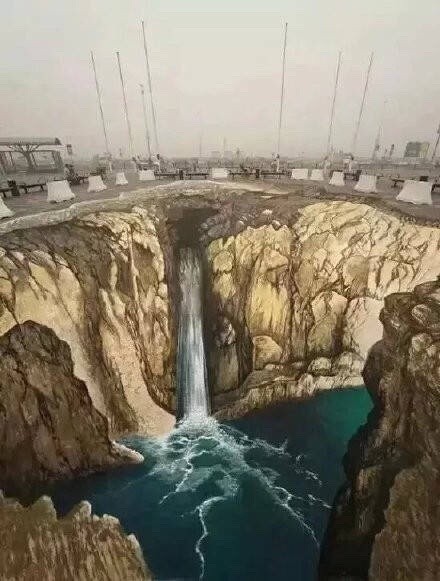 #大神#这样的3D路面你敢走嘛[吃惊]