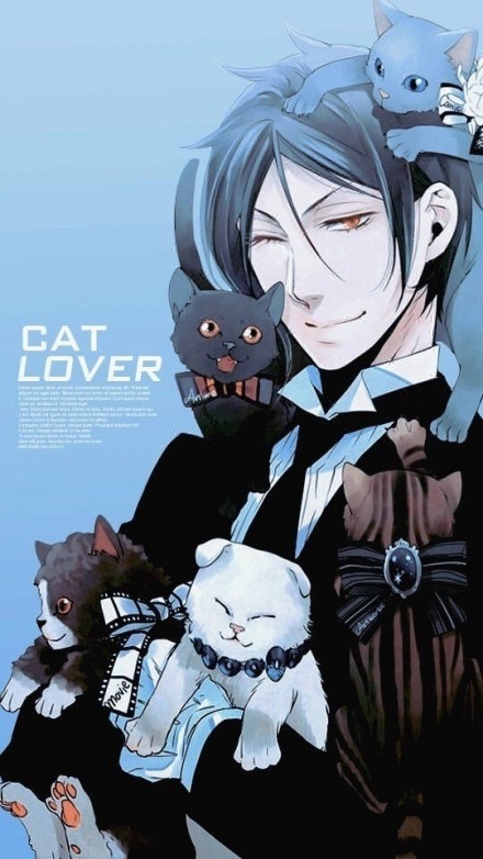 黑执事塞巴斯蒂安精美妖媚壁纸大搜集[嘻嘻][嘻嘻]