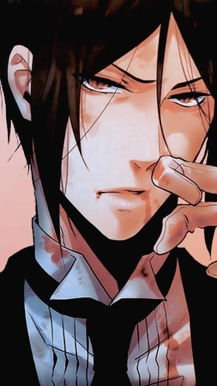 黑执事塞巴斯蒂安精美妖媚壁纸大搜集[嘻嘻][嘻嘻]