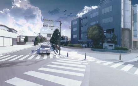 #大神#SYIORI笔下的#二次元美景#，回不去的校园生活和那时的人[悲伤]