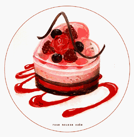 #大神#笔下的#二次元美食#，要不要饭后来一点[嘻嘻]