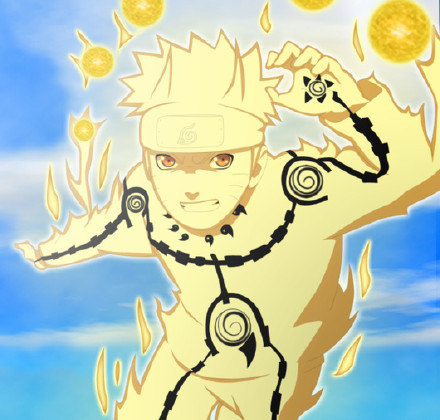 #火影英雄谱#之漩涡鸣人仙人模式[战斗开始][嘻嘻]