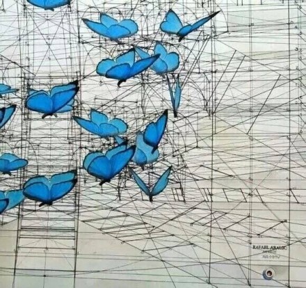 #大神#的跨界混搭[嘻嘻]
数学和艺术的完美结合Orz