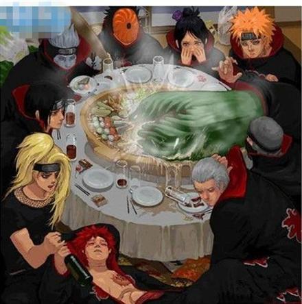 #火影忍者##神吐槽# 难怪晓组织最终会失败！公款吃喝要不得呀