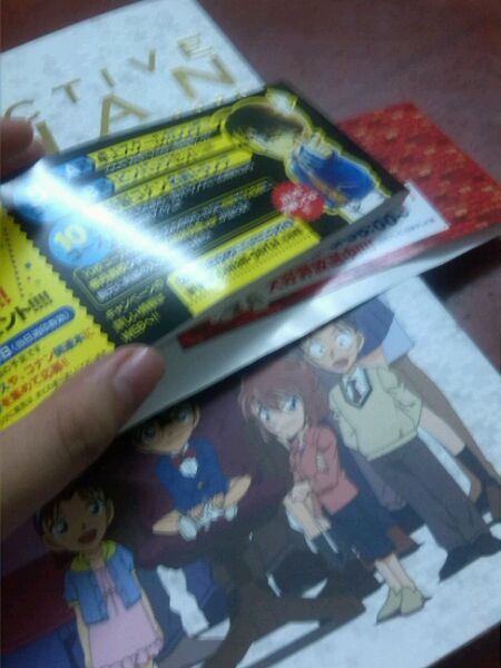 网友购买的柯南原版画集，附赠海报和原画，羡慕犹如滔滔江水 (✿✪‿✪｡)ﾉ