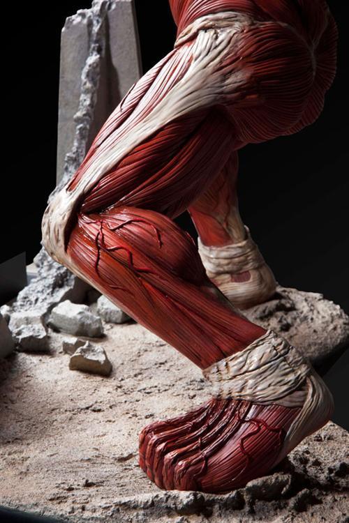 由日本Fragment制作，进击超大型巨人手办开放预订，全高56厘米，售价54000日元（约合人民币2869元），预计于12月正式发售。