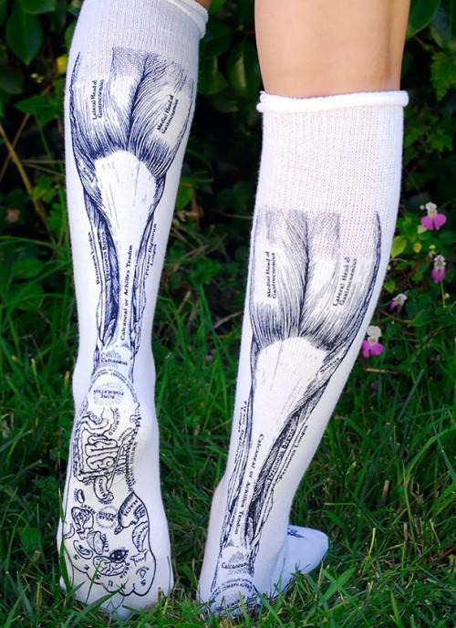 各类奇葩袜子赏析,夏有黑白黄蓝丝，冬有短裙长筒袜，妹子们展现美腿的欲望是不会改变的,下面就盘点下那些让人把持不住的有趣袜子，各位对美腿魅袜是否满意呢