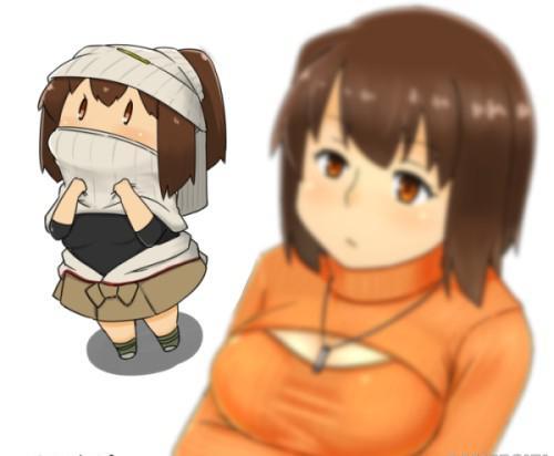 被玩坏了的开胸衫，二次元妹子穿上萌萌哒；波涛胸涌的妹子自不必说，没有胸的妹子也可以拿膝盖修饰。但是最后乱入的是什么东东，除了抠脚大汉外，连外星异形都有，画面太美也是醉了…