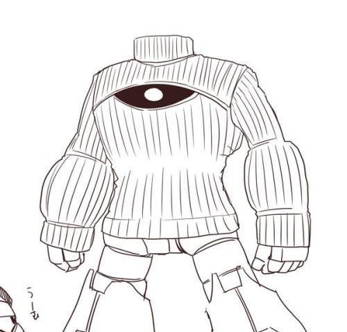 被玩坏了的开胸衫，二次元妹子穿上萌萌哒；波涛胸涌的妹子自不必说，没有胸的妹子也可以拿膝盖修饰。但是最后乱入的是什么东东，除了抠脚大汉外，连外星异形都有，画面太美也是醉了…