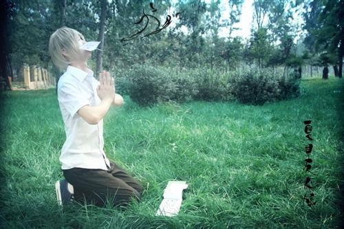 夏目贵志Cosplay 好有爱的说 ㄟ( ▔, ▔ )ㄏ