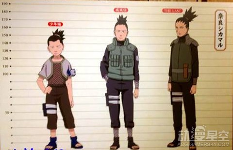 【男人看身高，女人看罩杯】《火影忍者》主角成长图，佐助亮瞎