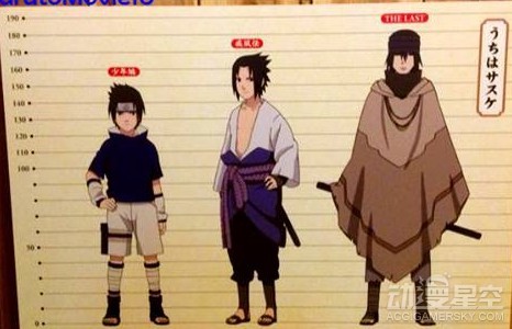 【男人看身高，女人看罩杯】《火影忍者》主角成长图，佐助亮瞎