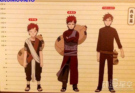 【男人看身高，女人看罩杯】《火影忍者》主角成长图，佐助亮瞎