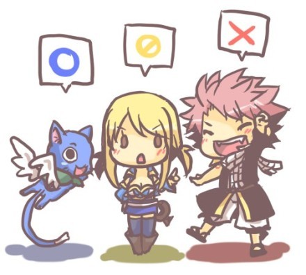 妖精尾巴纳兹露西Q版头像集大搜集 罒ω罒好萌