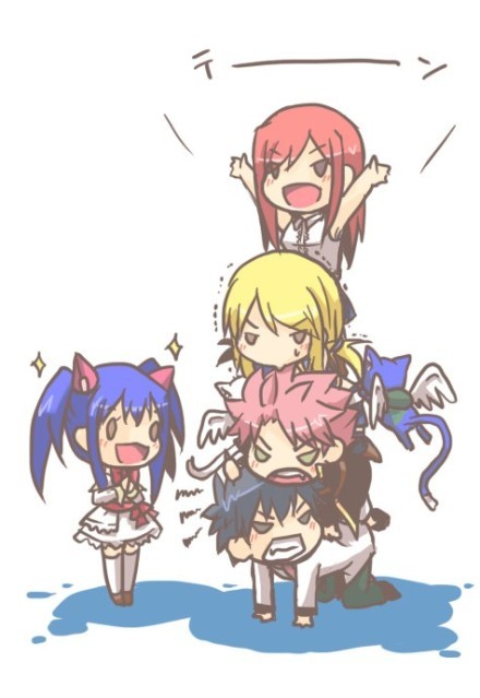 妖精尾巴纳兹露西Q版头像集大搜集 罒ω罒好萌