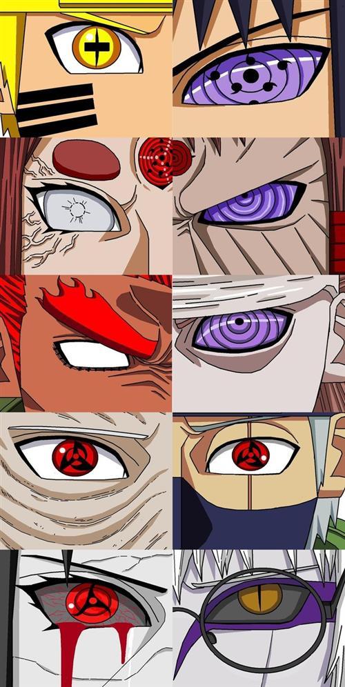 下面的这些都是谁的眼睛，都有什么瞳术