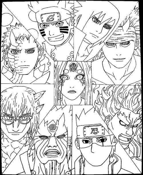 火影忍者精彩手绘，相当有水平呀