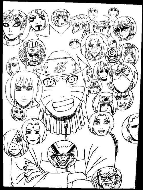 火影忍者精彩手绘，相当有水平呀